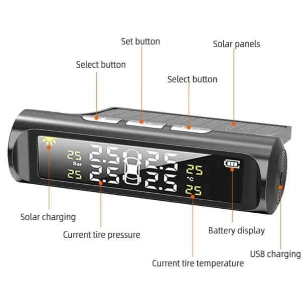 Moniteur de pression de pneu de voiture – Image 6