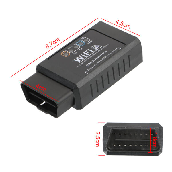 Détecteur de voiture WIFI OBD2 ELM327 – Image 6